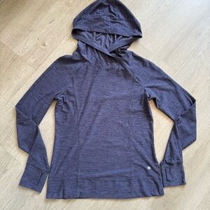 Layer 8 Women's Heathered Purple Hoodie